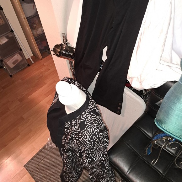 NWT- 3 PC Victor COSTA Embossed Jacket-Sport Savvy Pants & Shirt Large - Picture 3 of 9